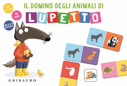 Libro Il domino degli animali di Lupetto. Amico Lupo. Ediz. a colori. Con 42 tessere Orianne Lallemand