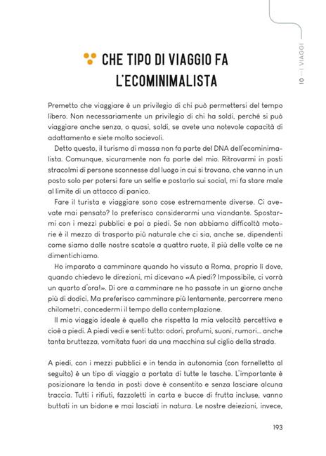 Ecominimalismo. L'arte perduta dell'essenziale. Perché consumare meno e meglio può salvare noi e il pianeta - Elisa Nicoli - 9