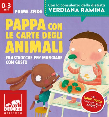 Pappa con le carte degli animali. Filastrocche per mangiare con gusto. Ediz. a colori - Barbara Franco,Verdiana Ramina - copertina