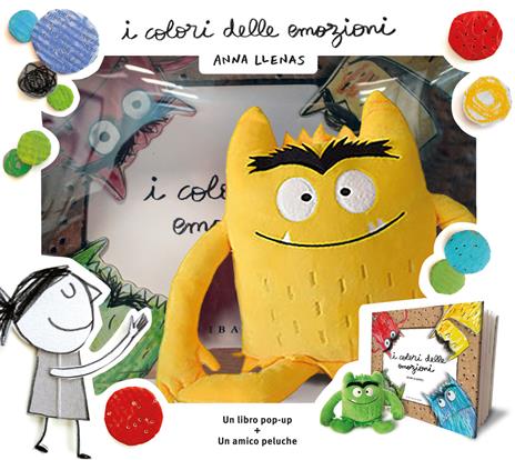 I colori delle emozioni pop up. Ediz. a colori. Con minipeluche giallo - Anna Llenas - copertina