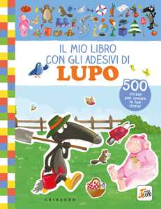 Libro Il mio libro con gli adesivi di lupo. Amico lupo. Ediz. a colori Orianne Lallemand