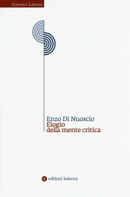 Elogio della mente critica - Enzo Di Nuoscio - copertina