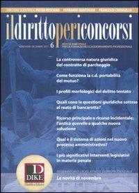 Il diritto per i concorsi (2011). Vol. 6 - copertina