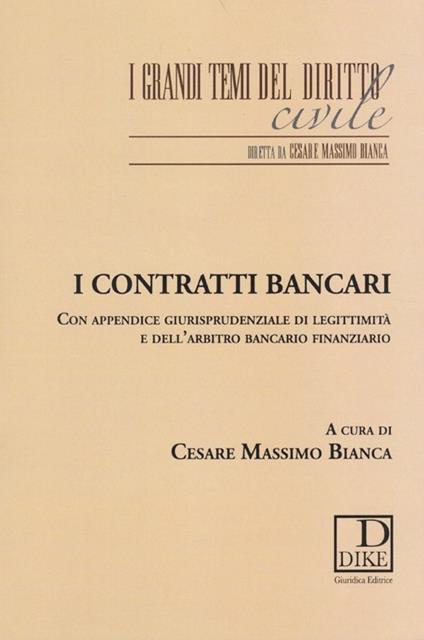 I contratti bancari - copertina