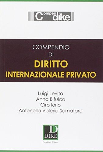 Compendio di diritto internazionale privato 2015 - copertina