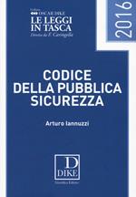 Codice della pubblica sicurezza pocket 2016