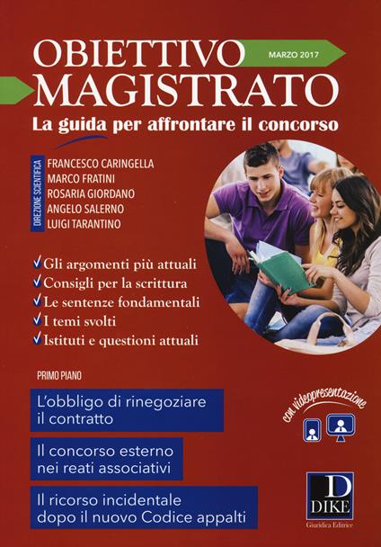 Obiettivo magistrato. La guida per affrontare il concorso (2017). Vol. 3: Marzo. - copertina