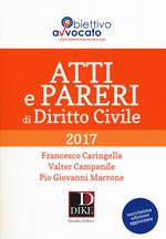 Atti e pareri di diritto civile