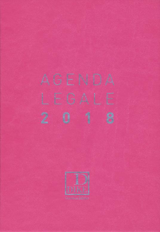 Agenda legale d'udienza 2018. Ediz. rosa - copertina