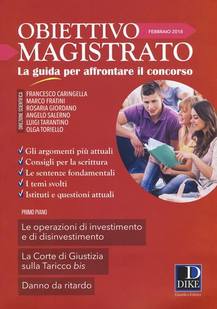 Obiettivo magistrato. La guida per affrontare il concorso (2018). Vol. 2: Febbraio. - copertina