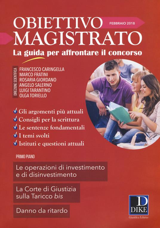 Obiettivo magistrato. La guida per affrontare il concorso (2018). Vol. 2: Febbraio. - copertina