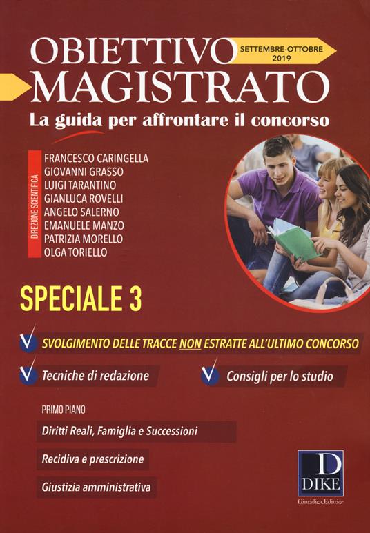 Obiettivo magistrato. La guida per affrontare il concorso (2019). Vol. 9: Settembre-Ottobre. - copertina