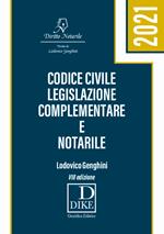 Codice civile, legislazione complementare e notarile