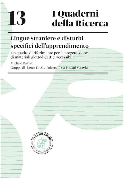 Lingue straniere e disturbi specifici dell'apprendimento - Michele Daloiso - copertina