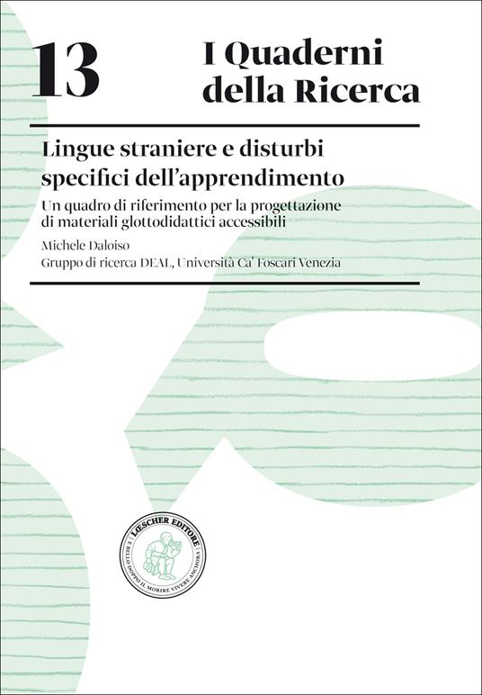 Lingue straniere e disturbi specifici dell'apprendimento - Michele Daloiso - copertina