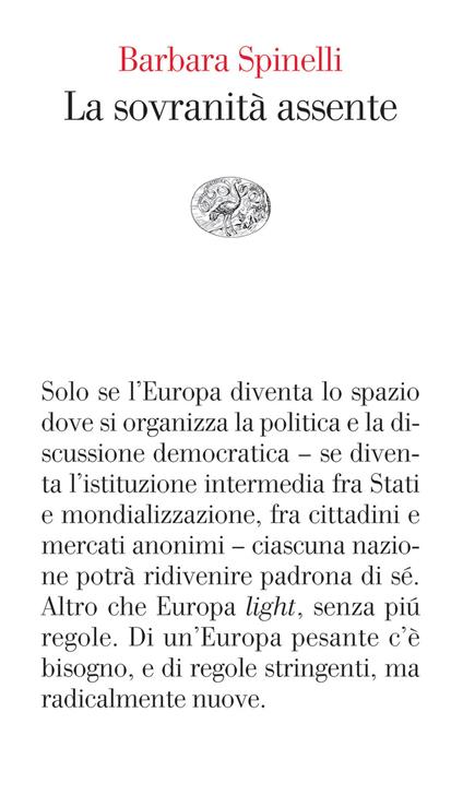 La sovranità assente - Barbara Spinelli - ebook