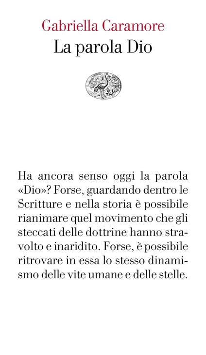 La parola Dio - Gabriella Caramore - ebook