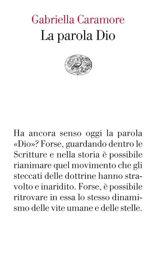 La parola Dio - Gabriella Caramore - ebook