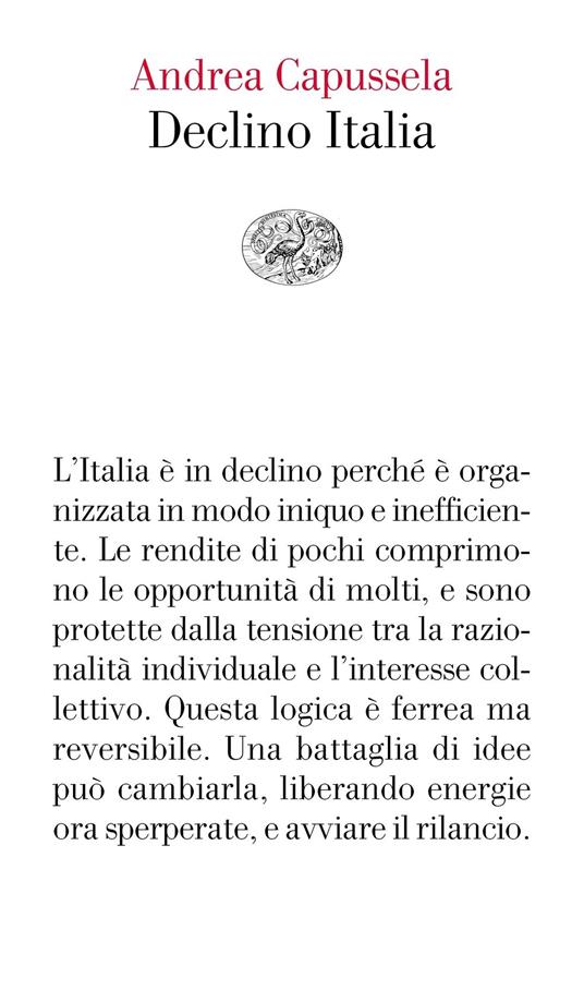 Declino Italia - Andrea Capussela - ebook