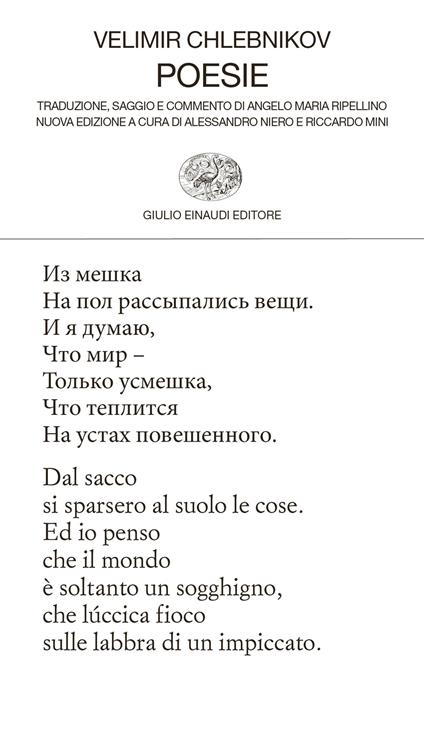 Poesie. Testo originale a fronte - Velimir Chlebnikov,Riccardo Mini,Alessandro Niero,Angelo Maria Ripellino - ebook