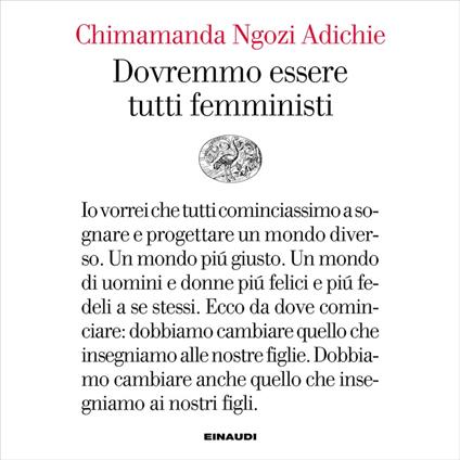 Dovremmo essere tutti femministi