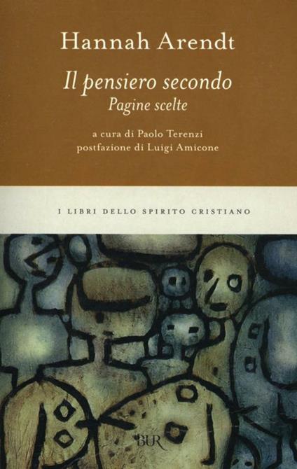 Il pensiero secondo - Hannah Arendt,P. Terenzi - ebook