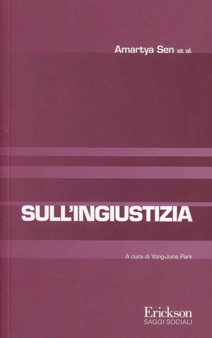 Sull'ingiustizia - Amartya K. Sen - copertina