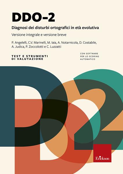 DDO-2. Diagnosi dei disturbi ortografici in età evolutiva. Con aggiornamento online - copertina