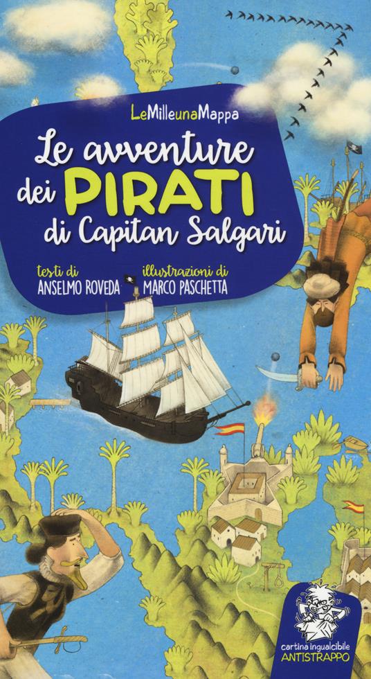 Le avventure dei pirati di Capitan Salgari - Anselmo Roveda - copertina