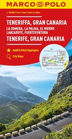 Isole canarie 1:150.000. Ediz. multilingue