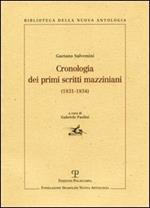 Cronologia dei primi scritti mazziniani (1831-1834)