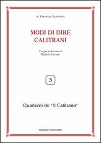 Modi di dire calitrani - A. Raffaele Salvante - copertina