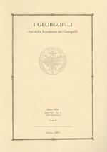 I Georgofili. Atti della accademia dei Georgofili. Vol. 5\2