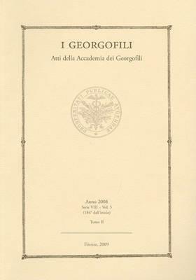 I Georgofili. Atti della accademia dei Georgofili. Vol. 5\2 - copertina