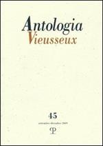 Antologia Vieusseux (2009). Vol. 45