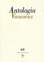 Antologia Vieusseux (2014). Vol. 60