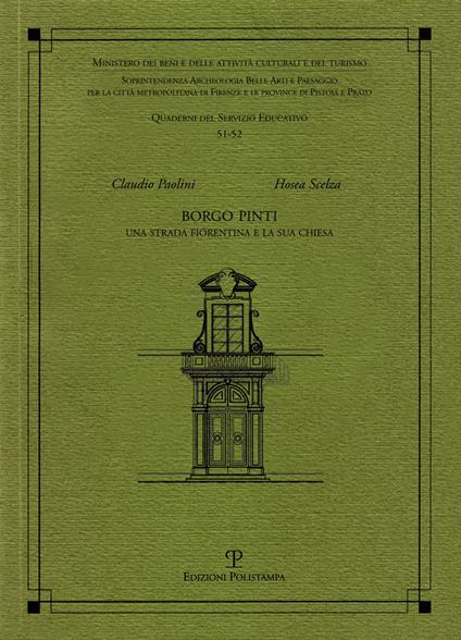 Borgo Pinti. Una strada fiorentina e la sua chiesa - Claudio Paolini,Hosea Scelza - copertina