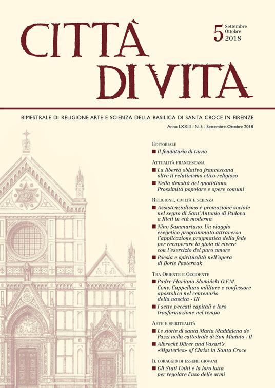 Città di vita (2018). Vol. 5: Settembre-ottobre. - copertina