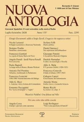 Nuova antologia (2020). Vol. 3: Luglio-settembre. - copertina