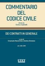 Commentario al Codice civile. Contratti in generale. Vol. 1: Artt.: 1321-1349.