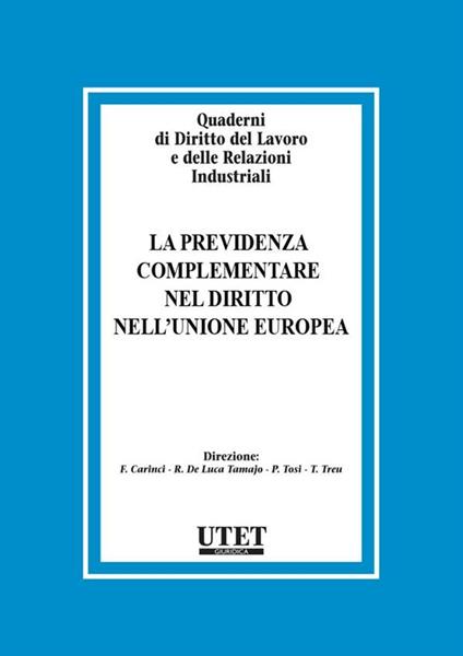 La previdenza complementare nel diritto nell'Unione Europea - V.V.A.A. - ebook