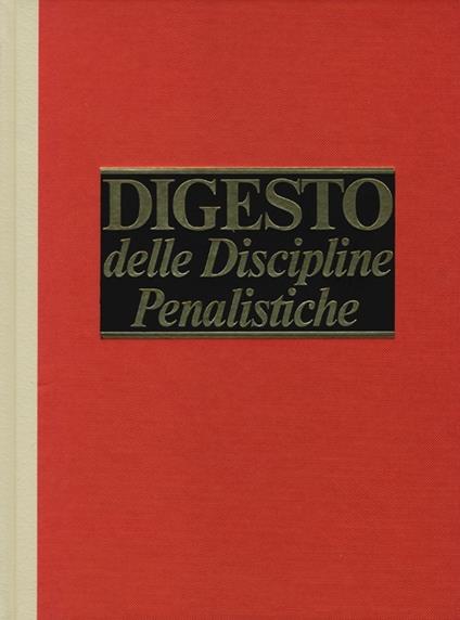 Digesto. Discipline penalistiche. Aggiornamento - copertina