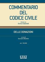 Commentario del codice civile. Delle donazioni. Artt. 1769-809