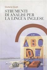 Strumenti di analisi per la lingua inglese