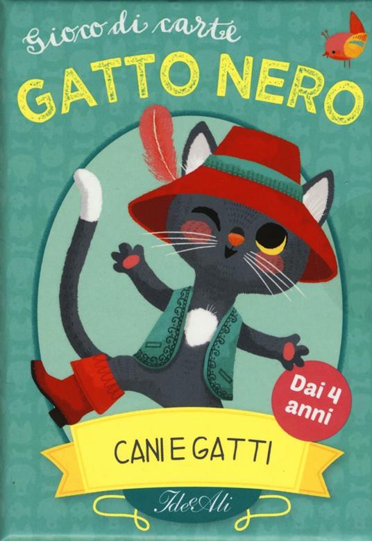 Cani e gatti. Gatto nero. Gioco di carte - Miriam Bos - copertina