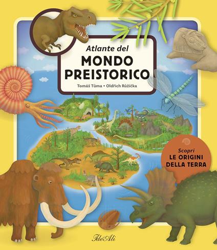 Atlante del mondo preistorico. Ediz. a colori - Tomás Tuma,Oldrich Ruzicka - copertina