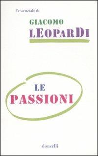 Le passioni - Giacomo Leopardi - copertina