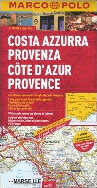 Costa Azzurra. Provenza 1:200.000. Ediz. multilingue - copertina