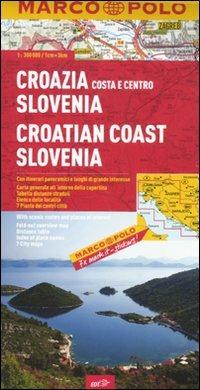 Croazia costa e centro, Slovenia 1:300.000. Ediz. multilingue - copertina