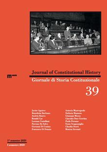 Giornale di storia Costituzionale-Journal of Constitutional history (2020). Ediz. bilingue. Vol. 39